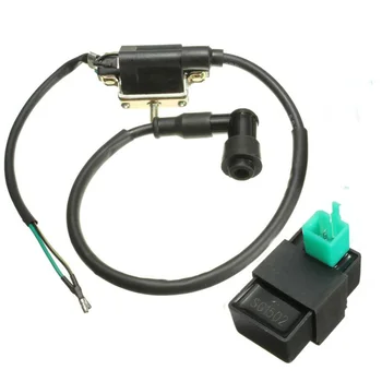 Ignition Coil & CDI Box Replacement For 50cc 70cc 90cc 110cc 125cc ATV Scooter Go Kart Dirt Pit Bike 4-stroke Engine
Ignition Coil & CDI Box Replacement For 50cc 70cc 90cc 110cc 125cc ATV Scooter Go Kart Dirt Pit Bike 4-stroke Engine