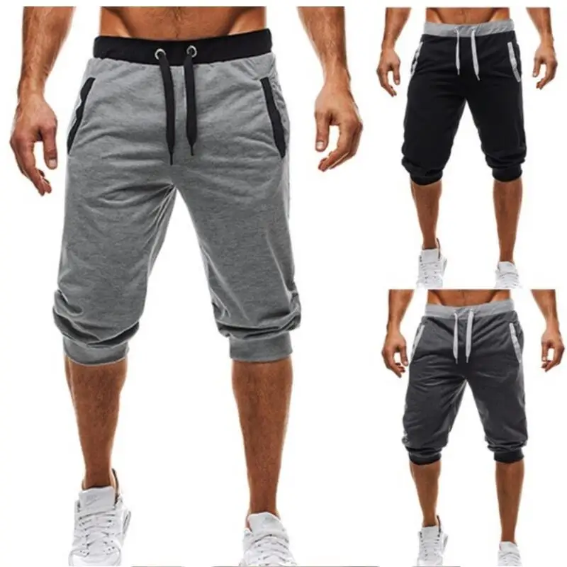 Summer men Leisure Men Knee Length Shorts Color Patchwork Joggers Short Sweatpants Trousers Men Bermuda Shorts roupa Multi-style
Summer men Leisure Men Knee Length Shorts Color Patchwork Joggers Short Sweatpants Trousers Men Bermuda Shorts roupa Multi-style
