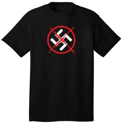 Anti-Nazi Logo T-Shirt Anti-Fascist Anti-Racist Human Rights Equality Activist 2019 Hot Men Short Sleeve O-Neck Summer T Shirt
Anti-Nazi Logo T-Shirt Anti-Fascist Anti-Racist Human Rights Equality Activist 2019 Hot Men Short Sleeve O-Neck Summer T Shirt