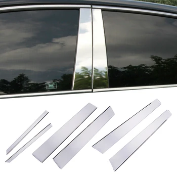 6PCS/SET Chrome Stainless Car Pillar Post Trim Door Strip Styling fit for Honda Accord 2003 2004 2005 2006 2007
6PCS/SET Chrome Stainless Car Pillar Post Trim Door Strip Styling fit for Honda Accord 2003 2004 2005 2006 2007