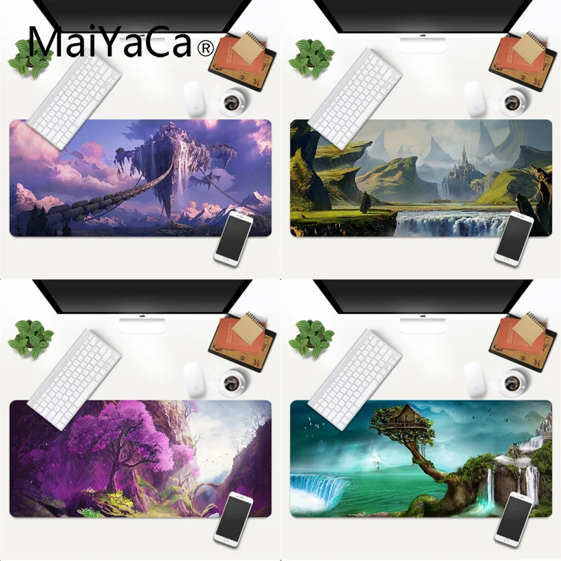 Fantasy Landscape Lock Edge Speed Control Laptop Keyboard Mat Gaming Mouse Pad Large Deak Mat 700x300mm for overwatch/cs go
Fantasy Landscape Lock Edge Speed Control Laptop Keyboard Mat Gaming Mouse Pad Large Deak Mat 700x300mm for overwatch/cs go
