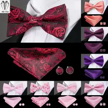 Silk Mens Bow Ties Butterfly Pre-tied Bowtie Hanky Cufflinks Set Paisley Plaid Solid Floral Bow Tie Adjustable Wedding Party
Silk Mens Bow Ties Butterfly Pre-tied Bowtie Hanky Cufflinks Set Paisley Plaid Solid Floral Bow Tie Adjustable Wedding Party
