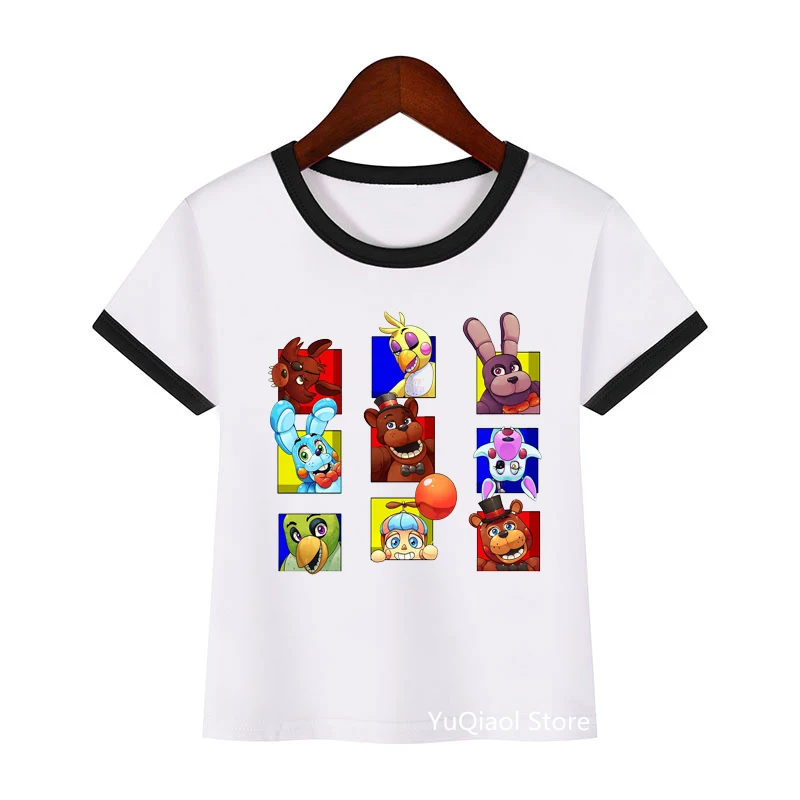 Kid funny Five Night At Fnaf T -Shirt Children Cartoon Printed Tee Shirts t shirt for boys/ girls graphic summer clothes
Kid funny Five Night At Fnaf T -Shirt Children Cartoon Printed Tee Shirts t shirt for boys/ girls graphic summer clothes