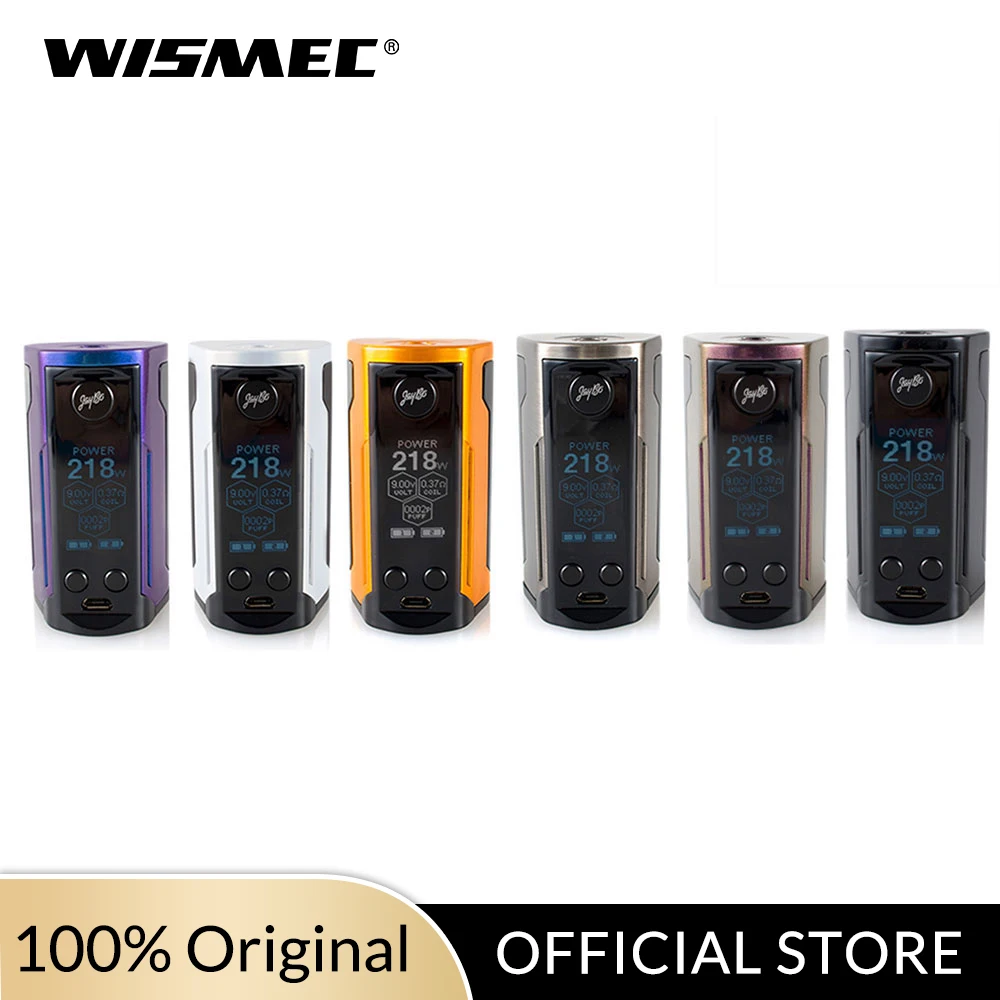 Оригинал Wismec Reuleaux RX GEN3 двойной мод коробка 230 Вт с GNOME King Tank 5 8 мл электронная