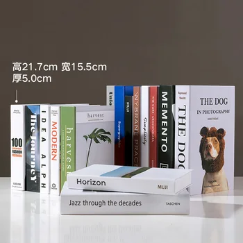 Fake Book Simulation Book Decorations English Book Box Simple Modern Northern European Photography Prop Books Model Room Soft
Fake Book Simulation Book Decorations English Book Box Simple Modern Northern European Photography Prop Books Model Room Soft