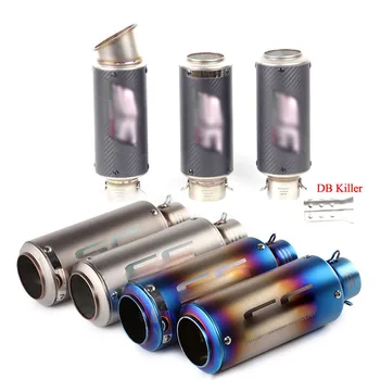 51mm 60mm Motorcycle Exhaust SC Pipe With DB Killer Motorcycle Exhaust Pipe Muffler Carbon Fiber Stainless Steel
51mm 60mm Motorcycle Exhaust SC Pipe With DB Killer Motorcycle Exhaust Pipe Muffler Carbon Fiber Stainless Steel