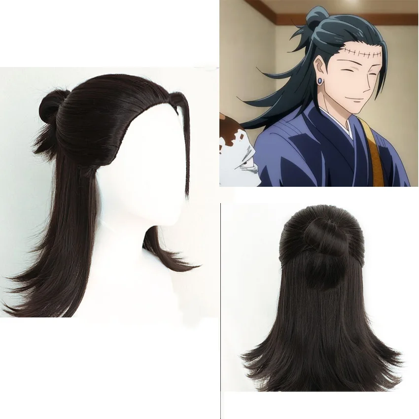 Jujutsu Kaisen Getou Suguru Cosplay Wig Men Black Reverse Warp Hair Synthetic Halloween Party Props
Jujutsu Kaisen Getou Suguru Cosplay Wig Men Black Reverse Warp Hair Synthetic Halloween Party Props