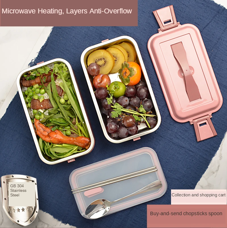 Ready Stock 304 Stainless Steel Anti-Scald Lunch Box French Style Portable Bento Box Spillproof Food Box Suita for Microwave Ove
Ready Stock 304 Stainless Steel Anti-Scald Lunch Box French Style Portable Bento Box Spillproof Food Box Suita for Microwave Ove