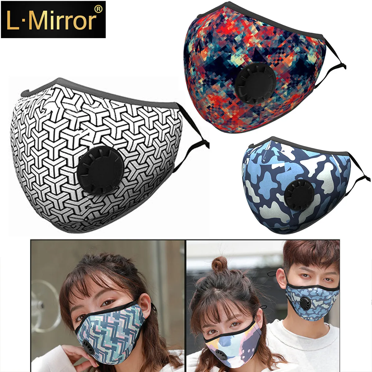 L.Mirror Pollution Mask Windproof Anti Air Dust and Smoke Pollution Mask with Adjustable Straps and a Washable Respirator Mask
L.Mirror Pollution Mask Windproof Anti Air Dust and Smoke Pollution Mask with Adjustable Straps and a Washable Respirator Mask
