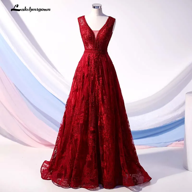 lakshmigown Red Wine Long Evening Dresses Dubai A-Line Sleeveless Evening Gown Sparkle Beading Formal Party Dress
lakshmigown Red Wine Long Evening Dresses Dubai A-Line Sleeveless Evening Gown Sparkle Beading Formal Party Dress