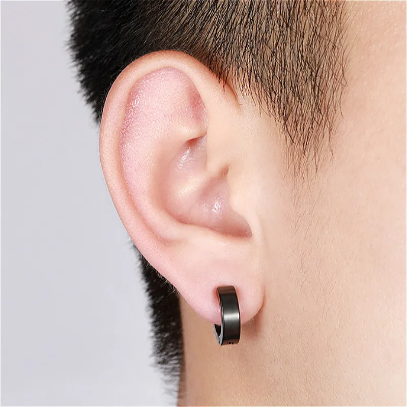 Korean Fashion Drop Dangle Earrings Punk Universal Anti-allergy Titanium Steel | Украшения и аксессуары