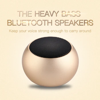 Mini Metal Portable Bluetooth Speaker Ture Wireless Stereo Loudspeaker with Mic Subwoofer for Home MP3 Music Player Cellphone
Mini Metal Portable Bluetooth Speaker Ture Wireless Stereo Loudspeaker with Mic Subwoofer for Home MP3 Music Player Cellphone