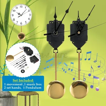 Quartz Pendulum Trigger Clock Movement Chime Music Set Box Completer Home Office Westminster Music Box Minute Hand
Quartz Pendulum Trigger Clock Movement Chime Music Set Box Completer Home Office Westminster Music Box Minute Hand