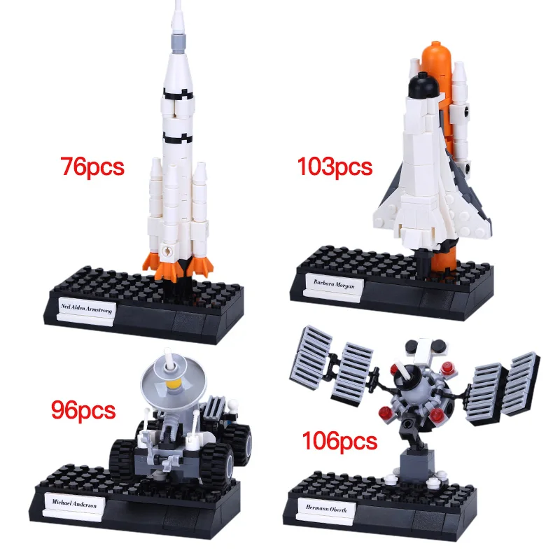 Aerospace Series Building Blocks Rocket Aircraft Space Satellite Lunar Model Technic Bricks DIY Brick Educational Toy Gifts
Aerospace Series Building Blocks Rocket Aircraft Space Satellite Lunar Model Technic Bricks DIY Brick Educational Toy Gifts