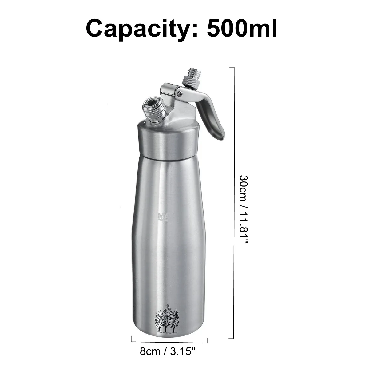 Hot New 500ml Aluminum Whipped Cream Dispenser Bundle with Gas Base Three Nozzles Cream Cracker Dispenser Whipping Cream Dessert
Hot New 500ml Aluminum Whipped Cream Dispenser Bundle with Gas Base Three Nozzles Cream Cracker Dispenser Whipping Cream Dessert