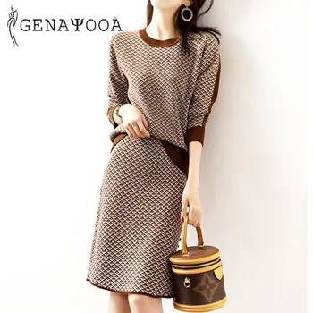 Genayooa Office Lady Knit Women Two Piece Outfits Skirt Set 2020 Autumn Winter Two Piece Set Top And Skirt 2 Piece Set Women
Genayooa Office Lady Knit Women Two Piece Outfits Skirt Set 2020 Autumn Winter Two Piece Set Top And Skirt 2 Piece Set Women