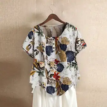 Women's Printed Stiching Blouse ZANZEA 2020 Elegant Tops Casual Short Sleeve Tee Shirt Female Button Blusas Plus Size Tunic 5XL
Women's Printed Stiching Blouse ZANZEA 2020 Elegant Tops Casual Short Sleeve Tee Shirt Female Button Blusas Plus Size Tunic 5XL