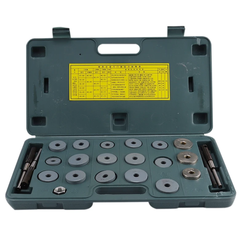 HHO-Large Car Reamer Carbide Valve Seat Reamer Cutters Kit Valve Reamer Valve Reamer Grinding Tool Car Sedan Comprehensive Suit
HHO-Large Car Reamer Carbide Valve Seat Reamer Cutters Kit Valve Reamer Valve Reamer Grinding Tool Car Sedan Comprehensive Suit