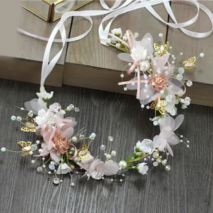 Cloth Flower Hair Vines with Ribbon Handmade Bridal Headpieces Wedding Headband Hair Accessories for Wedding Party LL@17
Cloth Flower Hair Vines with Ribbon Handmade Bridal Headpieces Wedding Headband Hair Accessories for Wedding Party LL@17