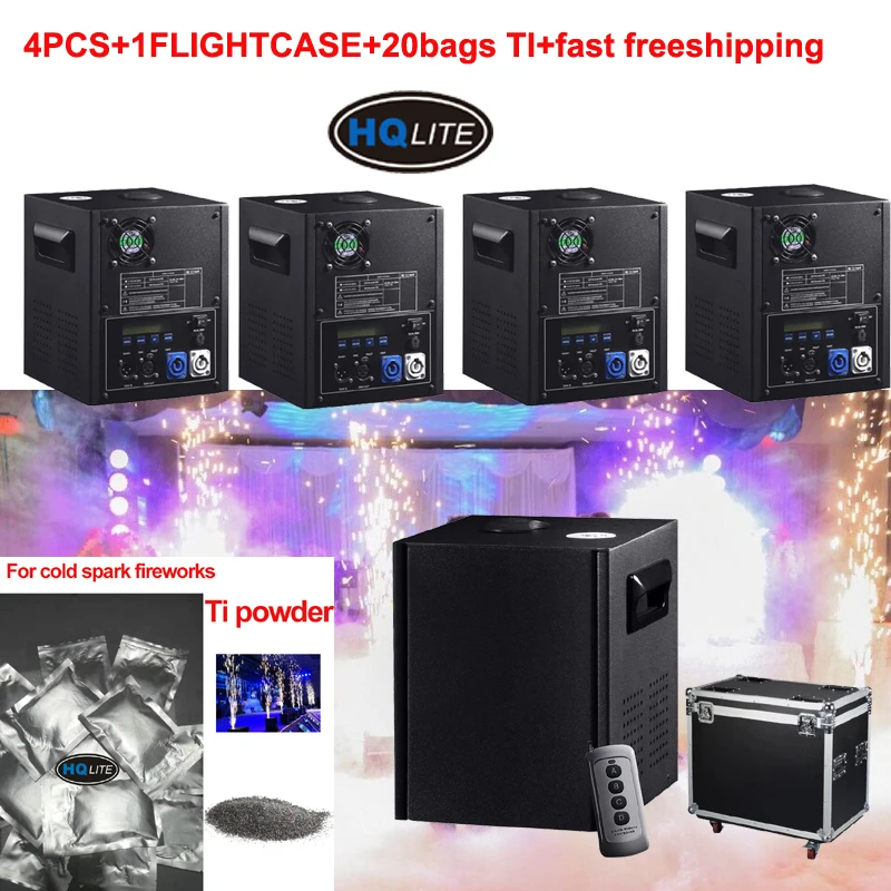 Stage Cold Fireworks Machine 600w Cold Flame fireworks DMX and Remote control Sparklers Equipment Wedding Fountain TI POWDER
Stage Cold Fireworks Machine 600w Cold Flame fireworks DMX and Remote control Sparklers Equipment Wedding Fountain TI POWDER