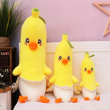New Creative New Net Red Super Soft Yellow Duck Banana Plush Toys Lovely Doll Pillow Children Birthday or Holiday Gifts
New Creative New Net Red Super Soft Yellow Duck Banana Plush Toys Lovely Doll Pillow Children Birthday or Holiday Gifts