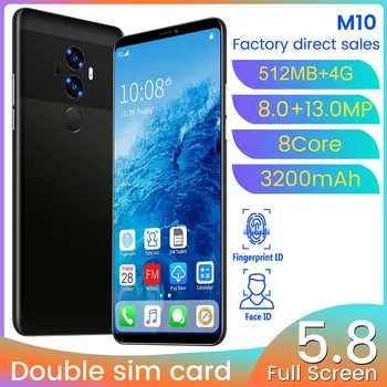 M10 5.8 Inch Full Screen Smartphone Strong 8 Core Processor Smartphone 512+4G Flash Memory Smartphone
M10 5.8 Inch Full Screen Smartphone Strong 8 Core Processor Smartphone 512+4G Flash Memory Smartphone