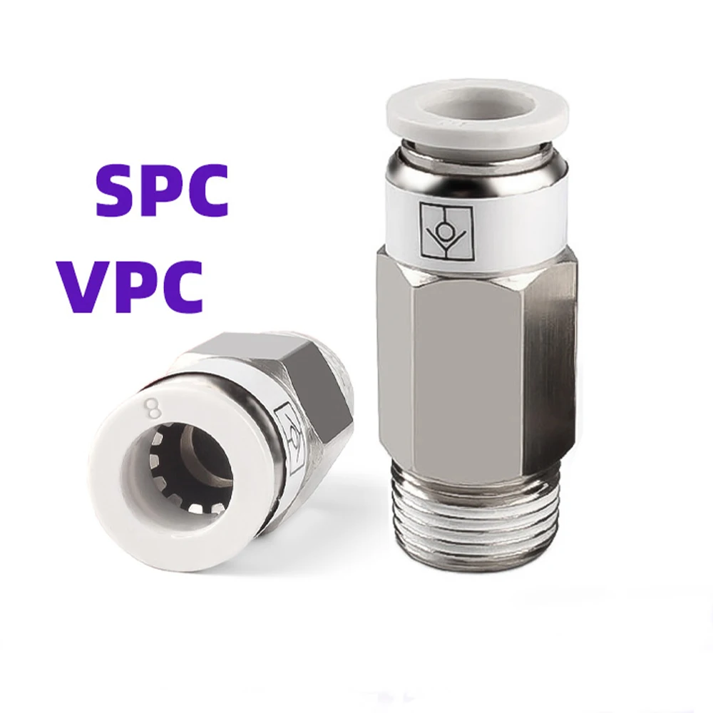 M5 1/8" 1/4" 3/8" 1/2" BSP threaded pneumatic check valve SPC VPC air pipe quick check valve one-button quick connector
M5 1/8" 1/4" 3/8" 1/2" BSP threaded pneumatic check valve SPC VPC air pipe quick check valve one-button quick connector