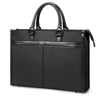15.6 inch Nylon Laptop Bag Men Handbag Simple Business Office Briefcase Waterproof High Quality Leather File Package Anti-shake
15.6 inch Nylon Laptop Bag Men Handbag Simple Business Office Briefcase Waterproof High Quality Leather File Package Anti-shake