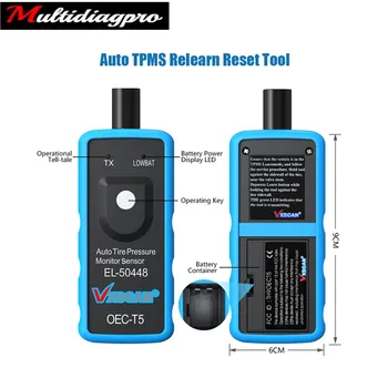 VXSCAN EL-50448 Auto Tire Pressure Monitor Sensor TPMS Activation Tool OEC-T5 for Series Vehicle
VXSCAN EL-50448 Auto Tire Pressure Monitor Sensor TPMS Activation Tool OEC-T5 for Series Vehicle