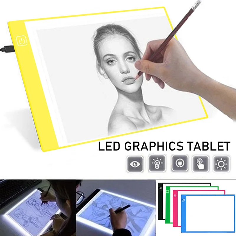 A3 USB Powered Ultra-thin LED Drawing Board Aritist Tattoo Stencil Board Light Box Tracing Drawing Pad Table 3 Level Dimming
A3 USB Powered Ultra-thin LED Drawing Board Aritist Tattoo Stencil Board Light Box Tracing Drawing Pad Table 3 Level Dimming