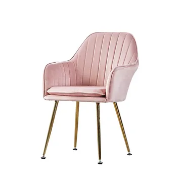 Chair Nordic Light Luxury Dining Chair Home Velvet Stool Net Red Negotiation Reception Makeup Chair Upholstery Hotel Chair
Chair Nordic Light Luxury Dining Chair Home Velvet Stool Net Red Negotiation Reception Makeup Chair Upholstery Hotel Chair