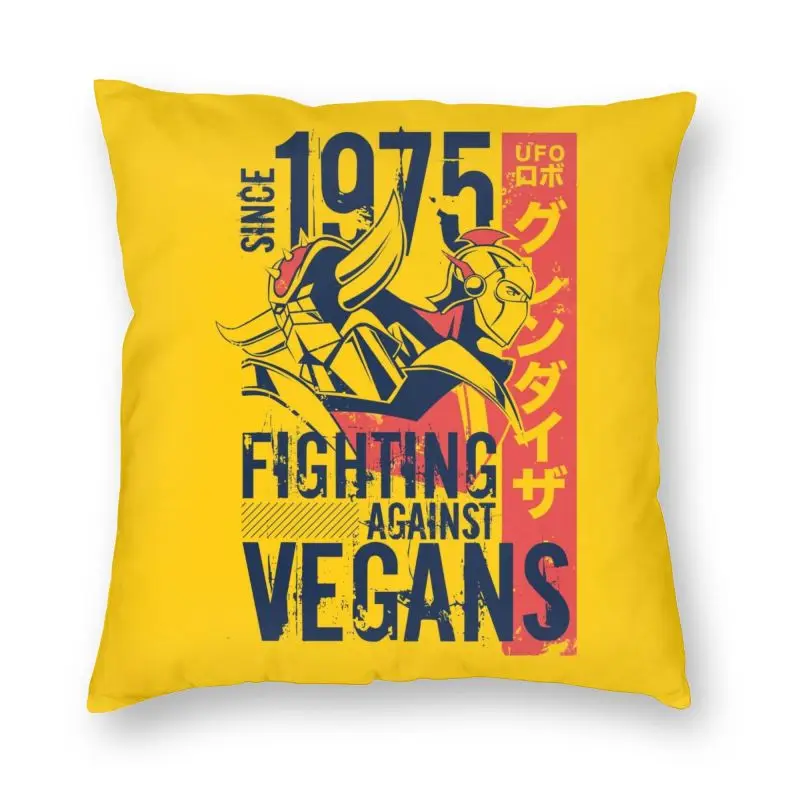 Grendizer Vegans Cushion Cover Sofa Home Decorative UFO Robot Goldrake Square Throw Pillow Cover 45x45
Grendizer Vegans Cushion Cover Sofa Home Decorative UFO Robot Goldrake Square Throw Pillow Cover 45x45