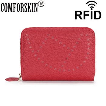 COMFORSKIN Cow Leather RFID Organ Card Holder Large Capacity Travelling Multi-Card Slot Passport Holder For Women Dropshipping
COMFORSKIN Cow Leather RFID Organ Card Holder Large Capacity Travelling Multi-Card Slot Passport Holder For Women Dropshipping