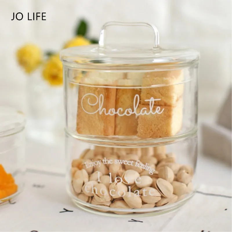 JO LIFE Stackable Nordic Simple Glass Fruit Box Bowl Dessert Snack Jar with Lid Transparent Salad Bowl
JO LIFE Stackable Nordic Simple Glass Fruit Box Bowl Dessert Snack Jar with Lid Transparent Salad Bowl