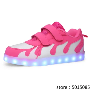Tenis Led Shoes Glowing Sneakers for Boys and Girls Light Up Kids Luminous Size 28-40 tenis infantil
Tenis Led Shoes Glowing Sneakers for Boys and Girls Light Up Kids Luminous Size 28-40 tenis infantil
