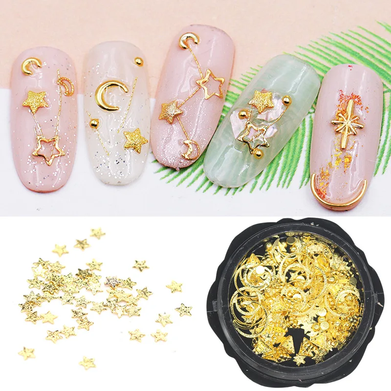 Mixed 3D DIY Hollow Metal Frame Nail Art Decorations Gold Rivet Manicure Accessories DIY Shell Slider Nail Studs
Mixed 3D DIY Hollow Metal Frame Nail Art Decorations Gold Rivet Manicure Accessories DIY Shell Slider Nail Studs