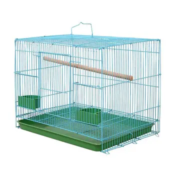 Wire Rectangular Small Cage for Small Birds and Canaries Rekord Equipped Feeders 425D
Wire Rectangular Small Cage for Small Birds and Canaries Rekord Equipped Feeders 425D