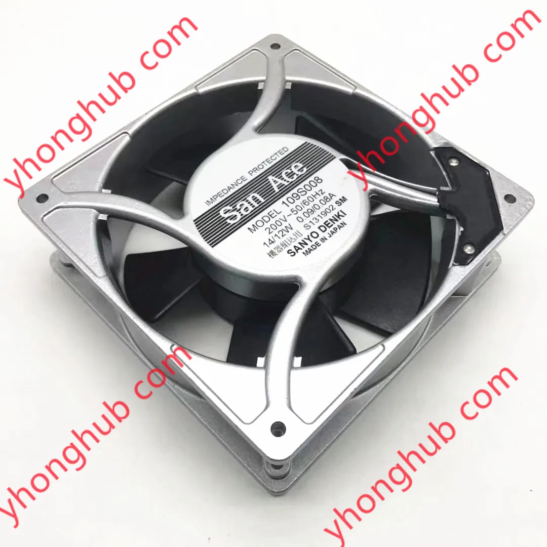 3-контактный Вентилятор охлаждения сервера Sanyo Denki 109S008 AC 200V 120x120x38 мм
3-контактный Вентилятор охлаждения сервера Sanyo Denki 109S008 AC 200V 120x120x38 мм