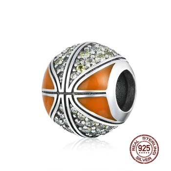 MOWIMO Lucky 24 Beads 925 Sterling Silver Sport Basketball Charms Fit Original Silver Bracelet Necklace Jewelry Gift BKC1506
MOWIMO Lucky 24 Beads 925 Sterling Silver Sport Basketball Charms Fit Original Silver Bracelet Necklace Jewelry Gift BKC1506