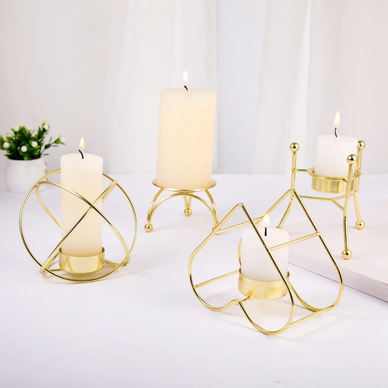 Wedding Dinner Candlestick Retro Geometric Wrought Iron Candlestick Candle Holder Ornament Sconce Aromatherapy Home Decor Gift
Wedding Dinner Candlestick Retro Geometric Wrought Iron Candlestick Candle Holder Ornament Sconce Aromatherapy Home Decor Gift