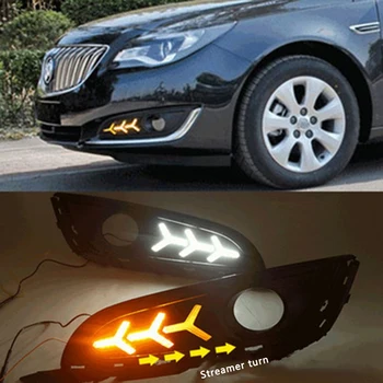 2Pcs LED DRL Daytime Running Lights with Turn Signal Light for Buick Opel Regal Insignia 2013 2014 2015 3 Color
2Pcs LED DRL Daytime Running Lights with Turn Signal Light for Buick Opel Regal Insignia 2013 2014 2015 3 Color