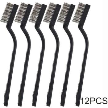 12PCS Clening Wire Brushes Mini Stainless Steel DIY Paint Rust Remover Removal 170*11mm Wire Brushes Practical
12PCS Clening Wire Brushes Mini Stainless Steel DIY Paint Rust Remover Removal 170*11mm Wire Brushes Practical