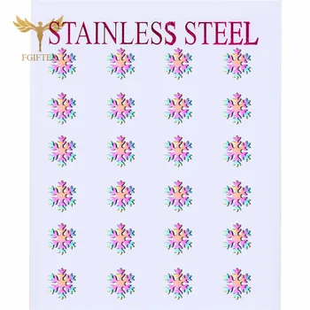 Fashion Women's OL Snowflake Earrings Piercing For Girls And Women Colorful Stainless Steel JewelryEarrings Set Wholesale
Fashion Women's OL Snowflake Earrings Piercing For Girls And Women Colorful Stainless Steel JewelryEarrings Set Wholesale