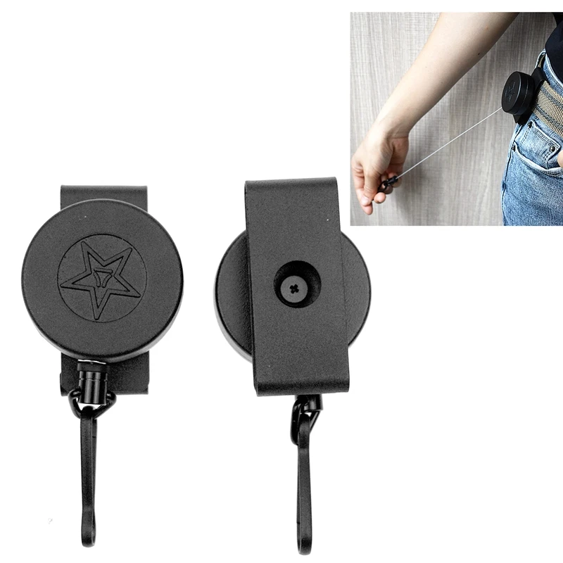 360 Degree Rotation Soft Steel Retractable Rotary Pistol Sling Special Safety Rope Revolver Outdoor 6cm/2.36" Anti Lost Tool
360 Degree Rotation Soft Steel Retractable Rotary Pistol Sling Special Safety Rope Revolver Outdoor 6cm/2.36" Anti Lost Tool