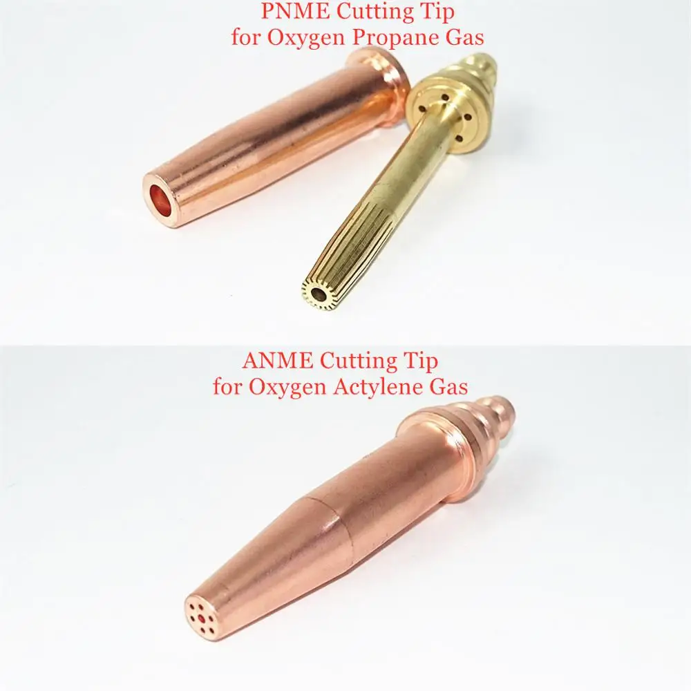 PNME ANME Cutting Tips for Acetylene Propane Gas Cutting Attachment Hand Machine Cutting Torches
PNME ANME Cutting Tips for Acetylene Propane Gas Cutting Attachment Hand Machine Cutting Torches