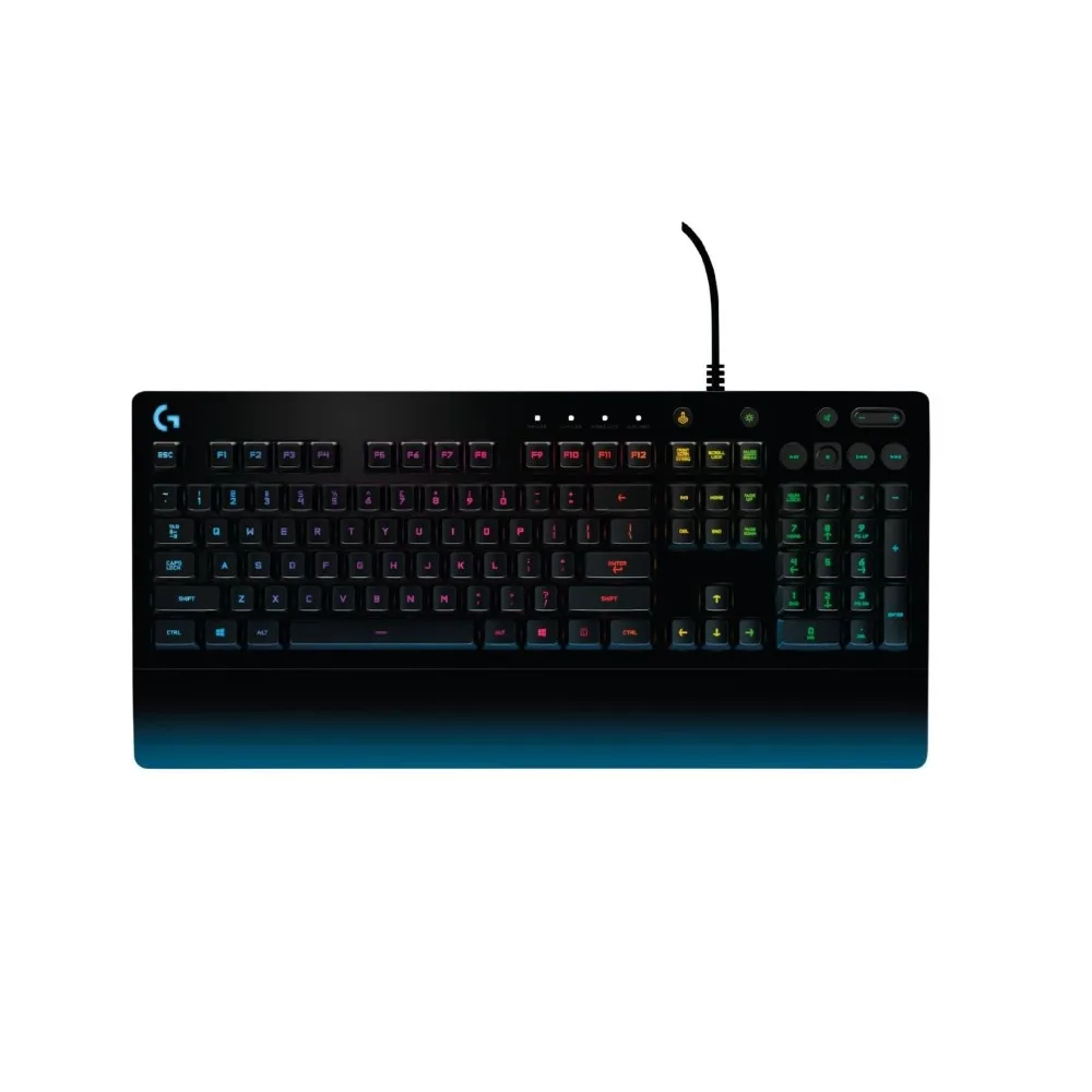 G213 Mechanical Keyboard Prodigy Gaming Keyboard with 16.8 Million Lighting Colors Waterproof Multimedia Keyboard
G213 Mechanical Keyboard Prodigy Gaming Keyboard with 16.8 Million Lighting Colors Waterproof Multimedia Keyboard
