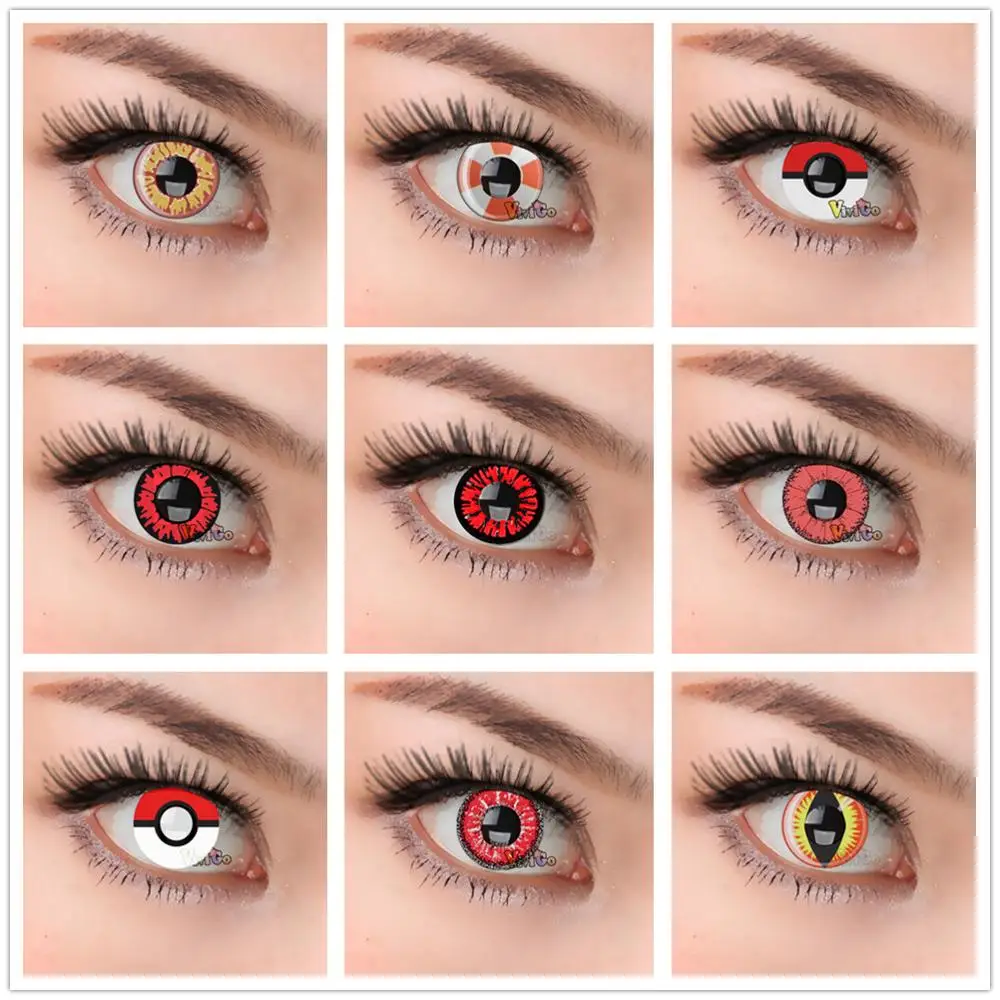 HOTSALE Fancy Crazy Soft Contact Lens Red Bloody Eye Contact Lens Scare Colored Cosplay Cosmetic Contact Lens (2Pcs/Pair)
HOTSALE Fancy Crazy Soft Contact Lens Red Bloody Eye Contact Lens Scare Colored Cosplay Cosmetic Contact Lens (2Pcs/Pair)