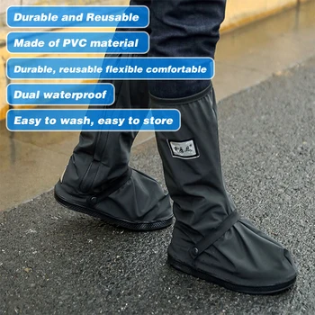 Boot Shoe Cover Rain Waterproof with Zipper Reusable Non-slip Rain Boot Galoshes Overshoes For Men Women
Boot Shoe Cover Rain Waterproof with Zipper Reusable Non-slip Rain Boot Galoshes Overshoes For Men Women