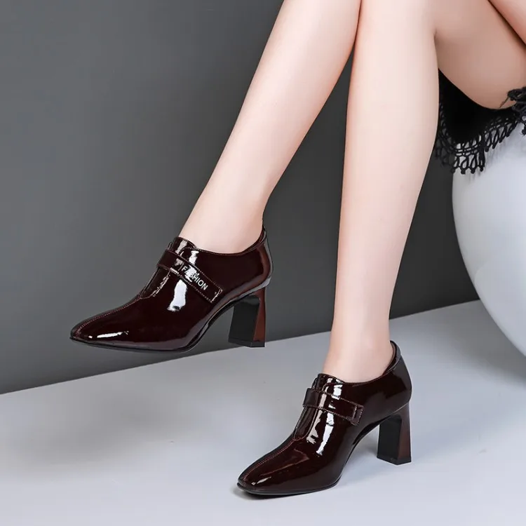 2020 Autumn New Style Deep Mouth High Heels Women's Lettered Square Head Simple Versatile WOMEN'S Casual Shoes
2020 Autumn New Style Deep Mouth High Heels Women's Lettered Square Head Simple Versatile WOMEN'S Casual Shoes
