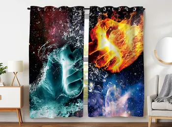 Hommomh blackout curtain (2 panels) grommet top dark blackout high quality fabric starry ice and fire fist
Hommomh blackout curtain (2 panels) grommet top dark blackout high quality fabric starry ice and fire fist